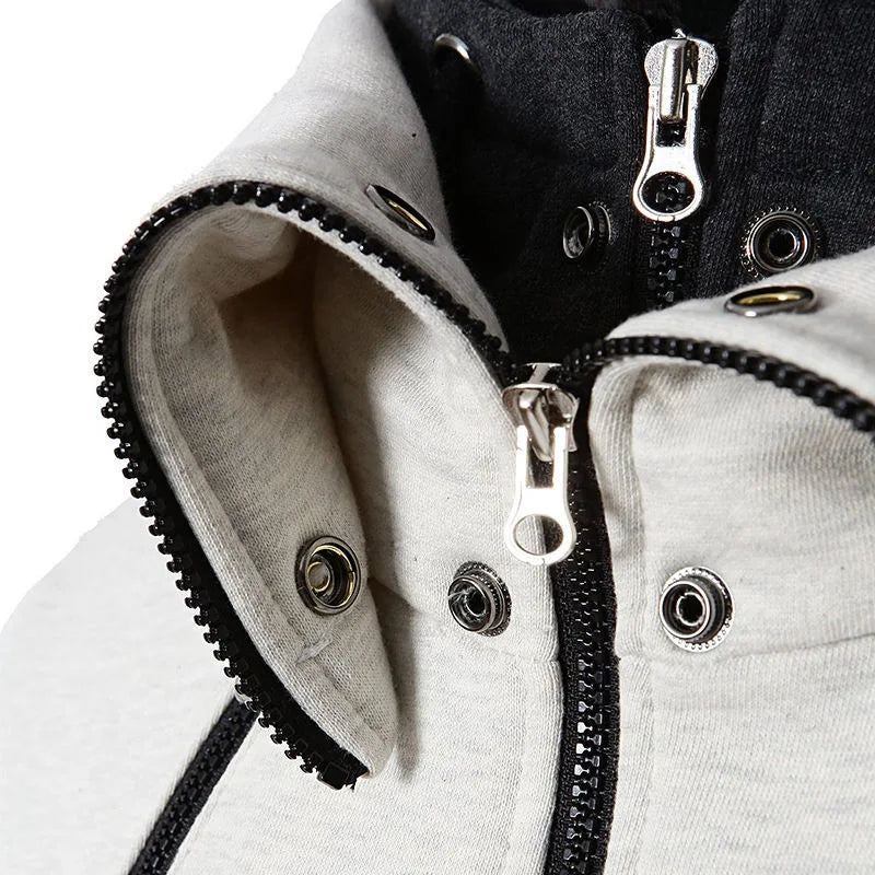 Men’s Zip-Up Hooded Jacket