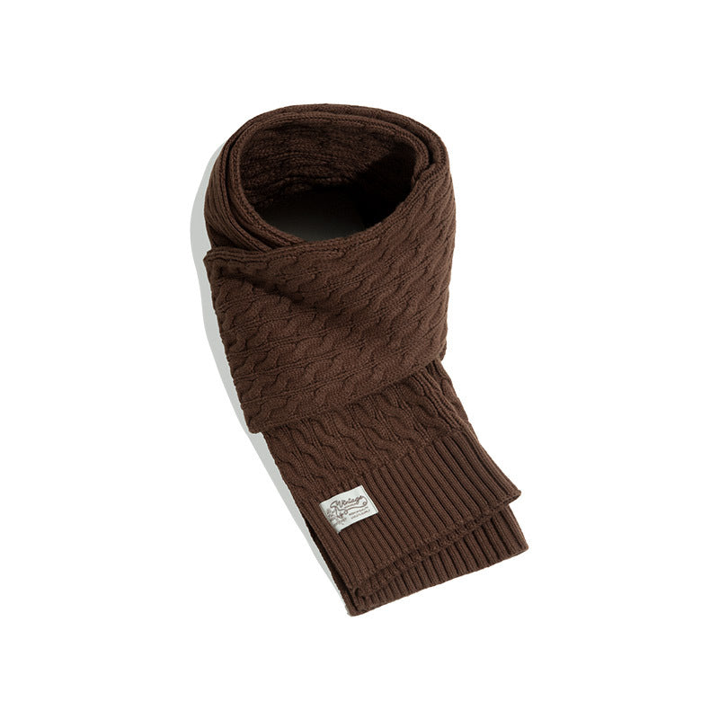 New Warm Scarf Men's Winter Korean Edition