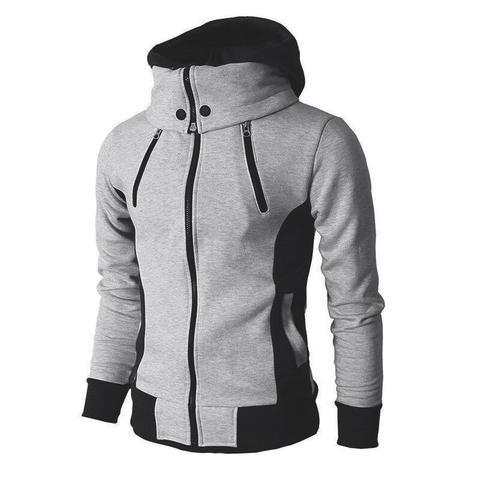 Men’s Zip-Up Hooded Jacket