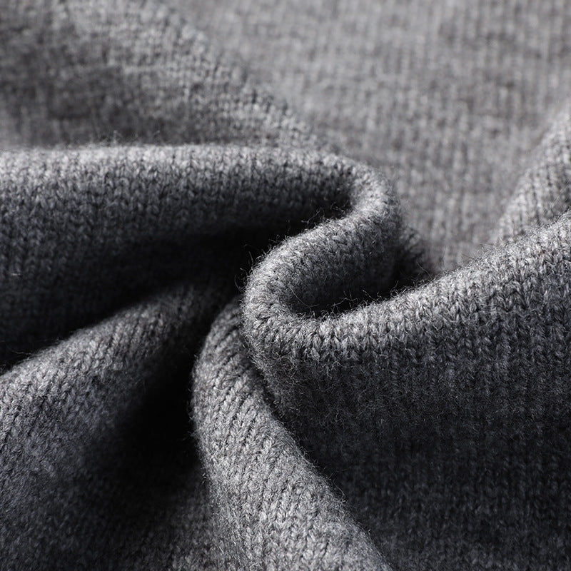 Men's Cardigan British Suit Collar Double-breasted Knitted Sweater