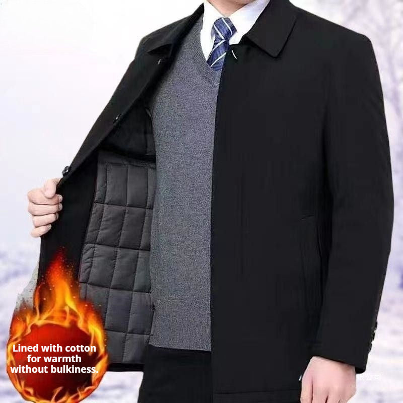 Men's Padded Thick High-end Cotton Coat