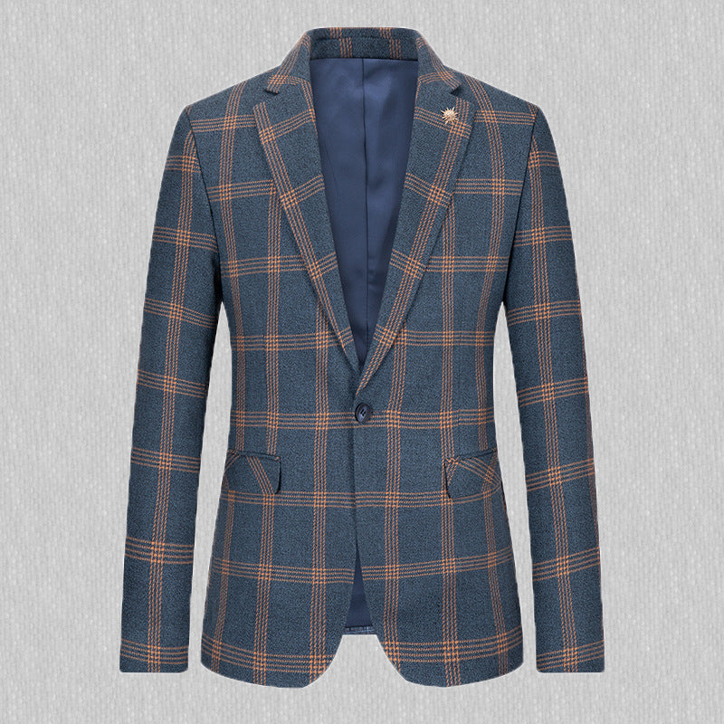 Men's Trendy Slim Fit Small Business Suit Casual Handsome Coat