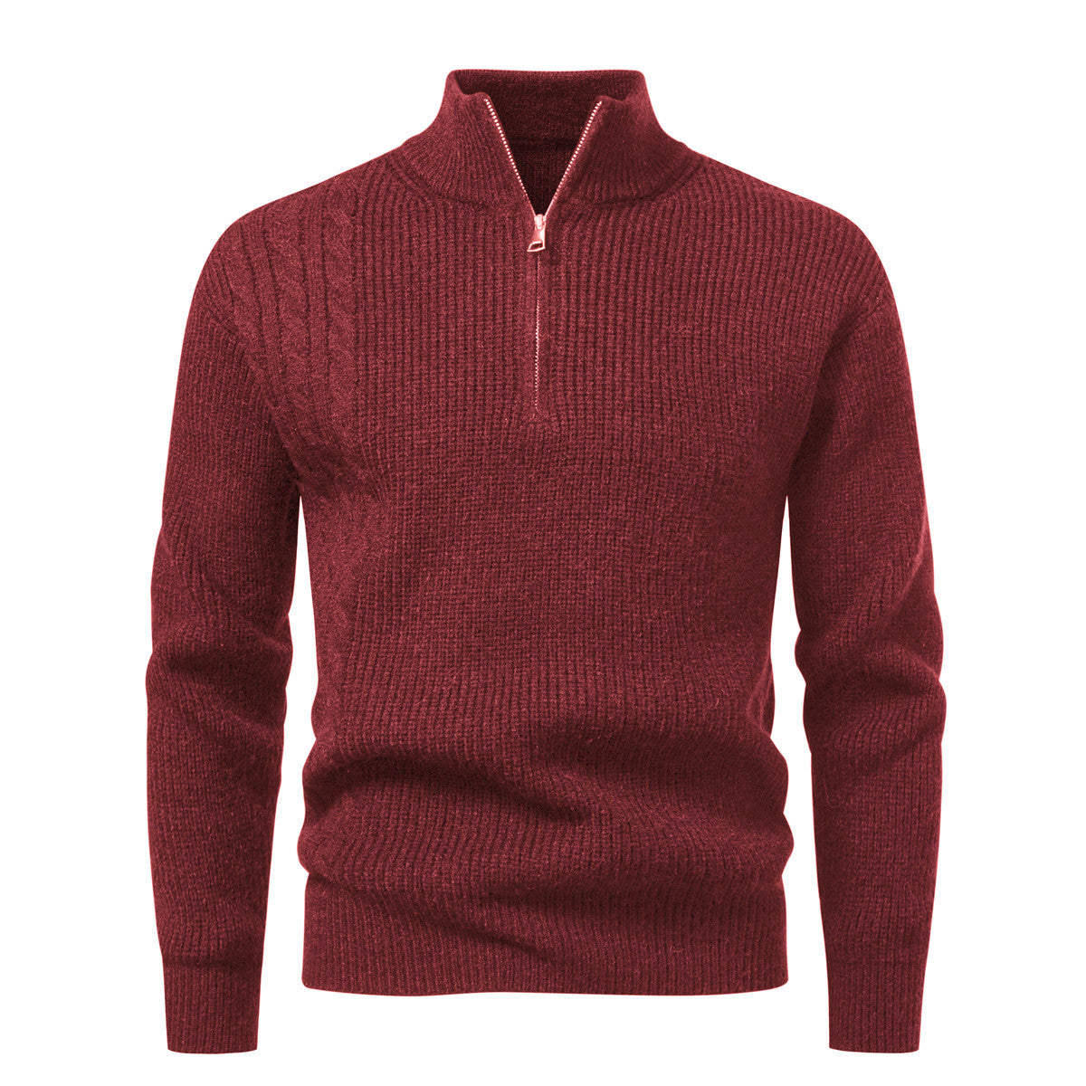 Autumn And Winter Men's Half-zip Pullover Sweater