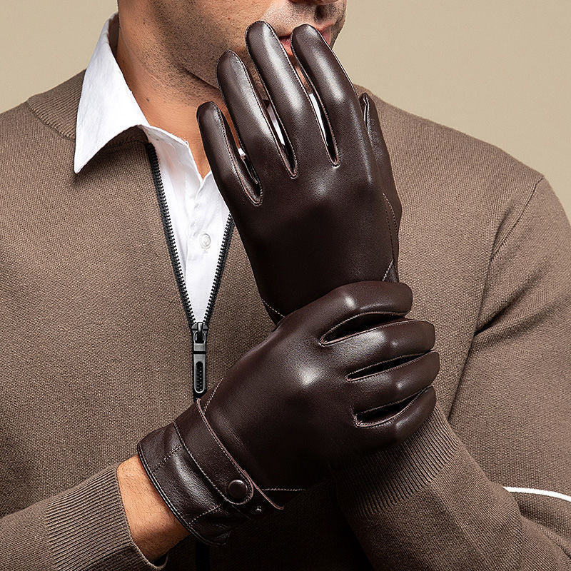 Fashion Personalized Men's Warm Business Gloves