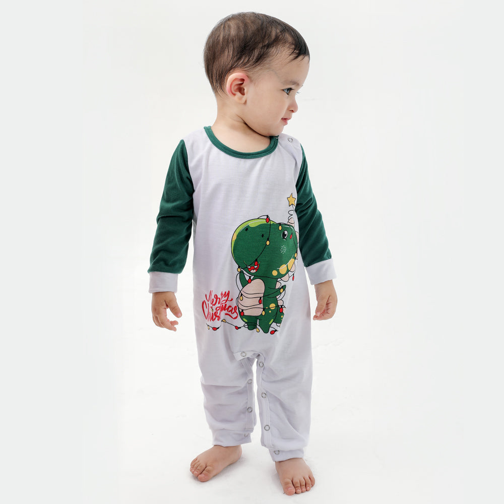 Family European And American Christmas Parent-child Printed Pajamas Set