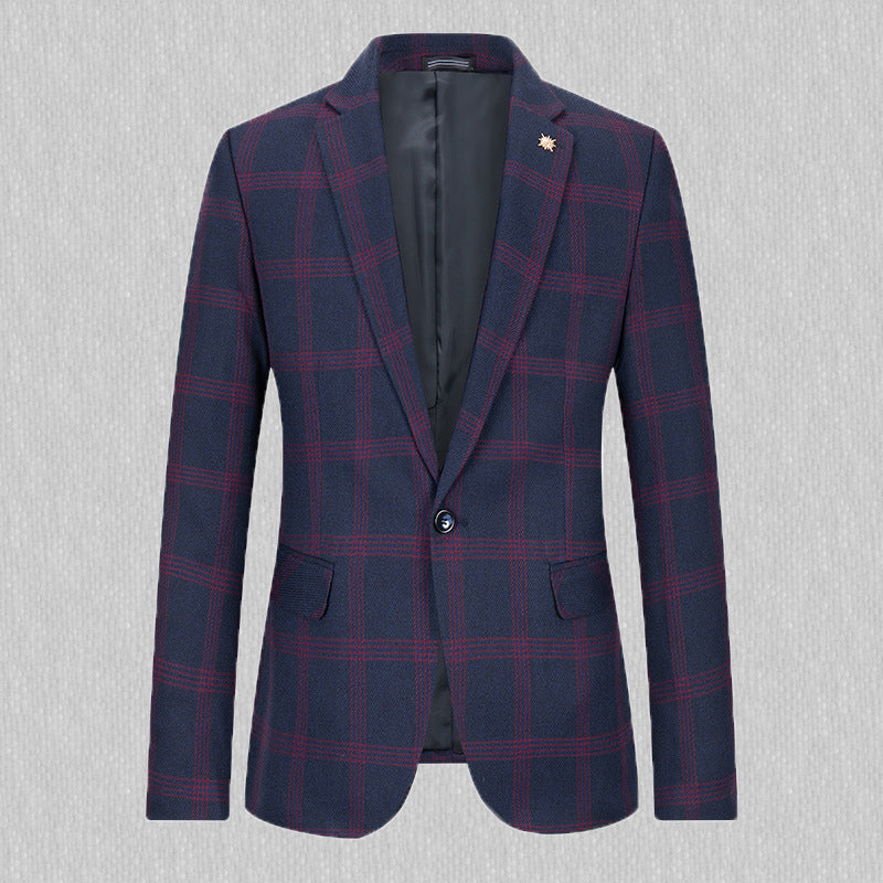 Men's Trendy Slim Fit Small Business Suit Casual Handsome Coat